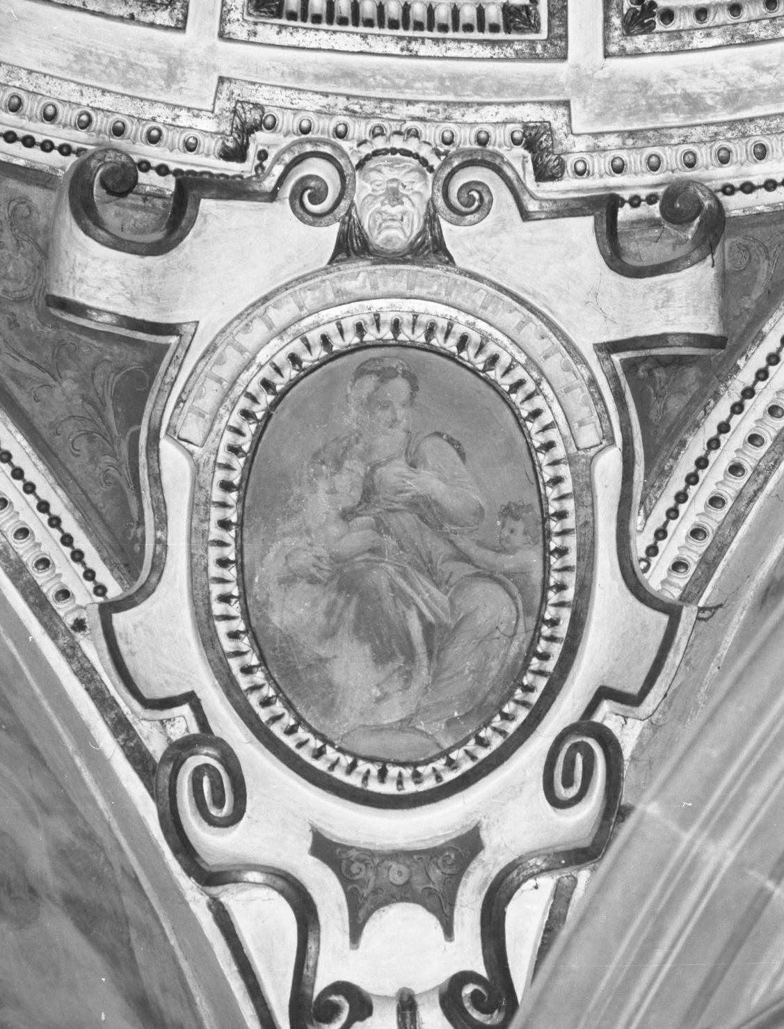 Carità (dipinto) di Balducci Giovanni detto Cosci, Ricciarelli Leonardo (fine sec. XVI)