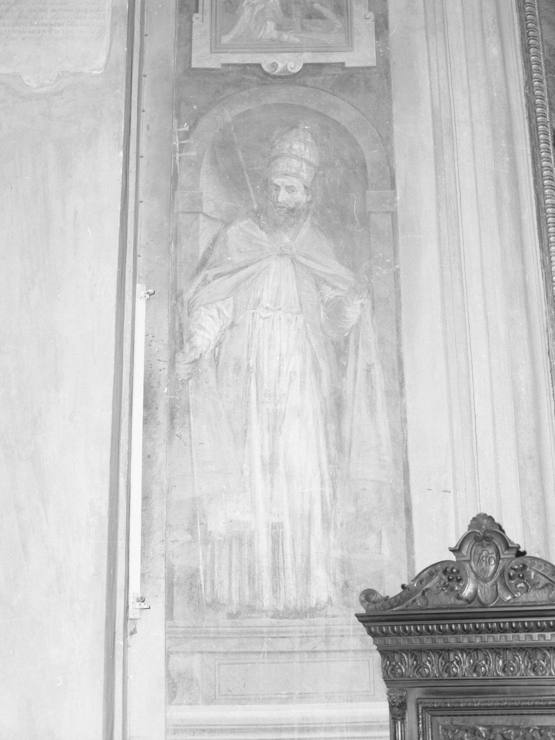 San Lino papa (dipinto) di Veracini Agostino (sec. XVIII)