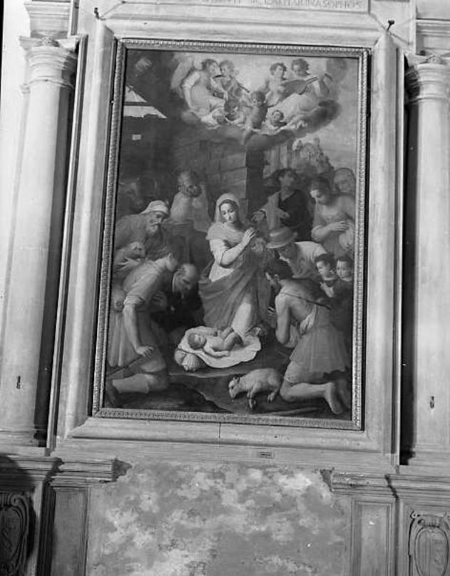 La Natività, natività di Gesù (dipinto) di Balducci Giovanni detto Cosci (sec. XVI)