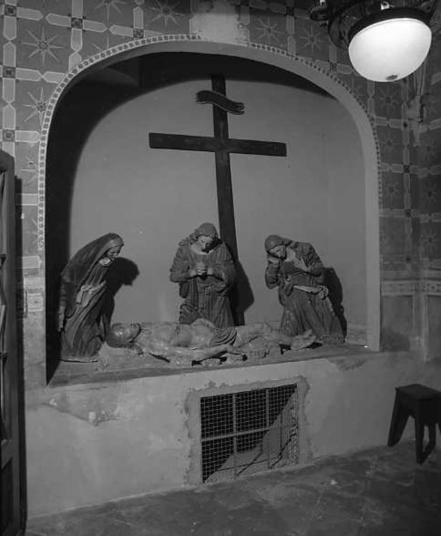 Il compianto sul Cristo morto, compianto sul Cristo morto (gruppo scultoreo) di Zacchi Zaccaria detto Zaccaria da Volterra (sec. XVI)