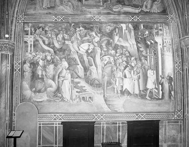 Leggenda della Croce e Storie di Maria e Santi (dipinto) di Cenni di Francesco di Ser Cenni (sec. XV)