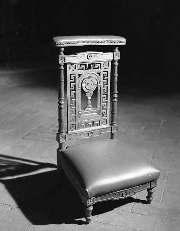 inginocchiatoio - bottega toscana (sec. XX)