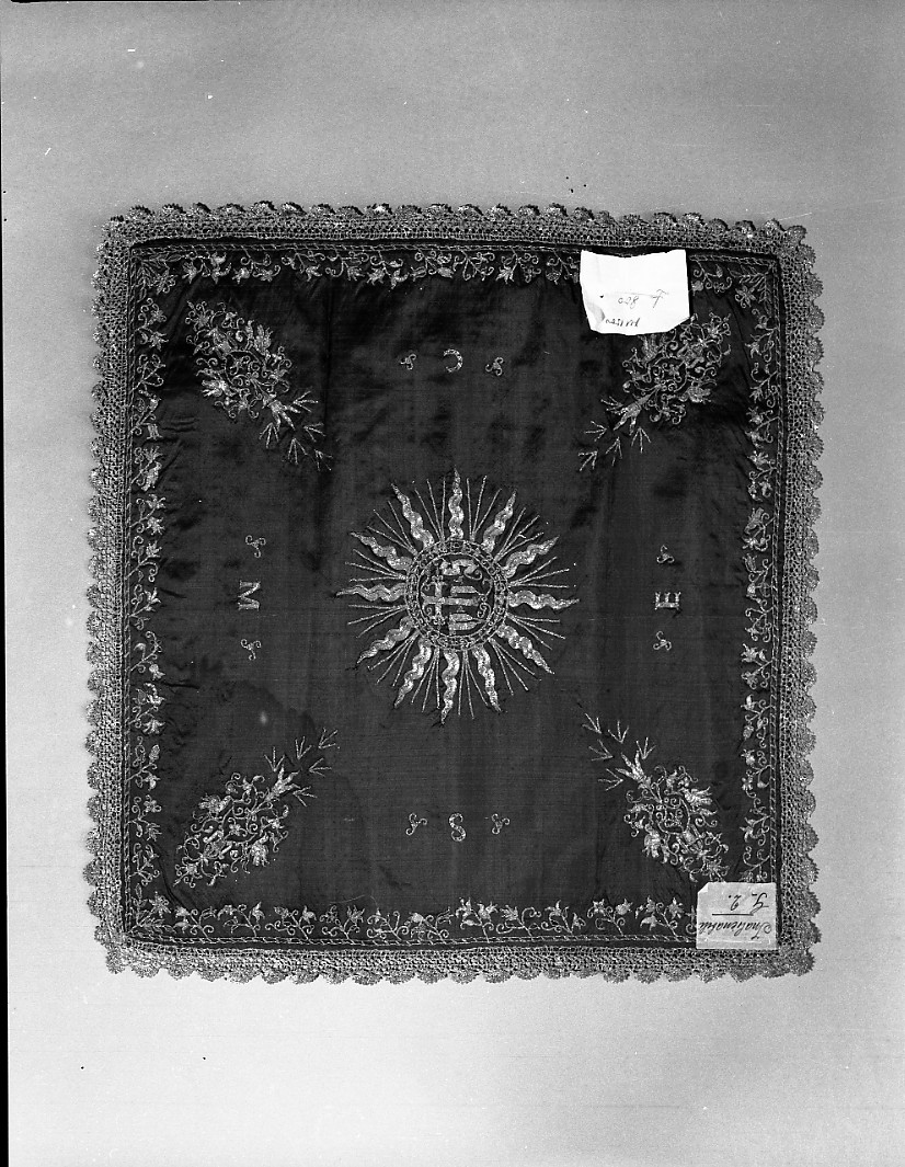 velo di calice - manifattura italiana (sec. XIX)