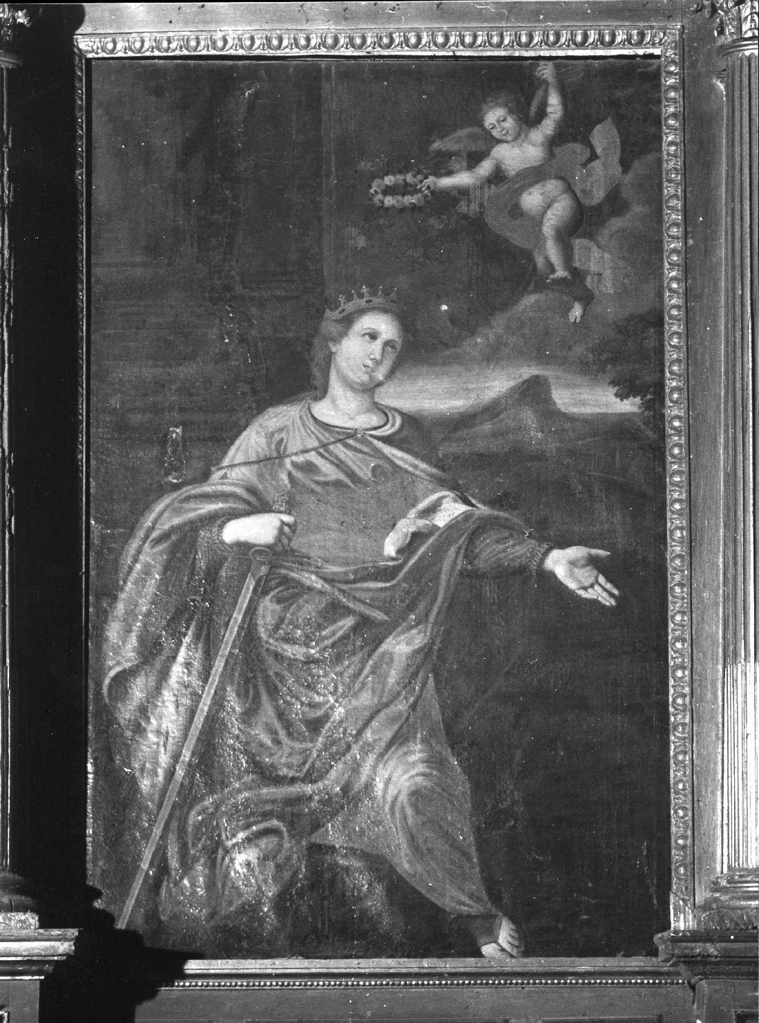 Santa Caterina d'Alessandria (dipinto) di Arrighi Giuseppe (seconda metà sec. XVIII)