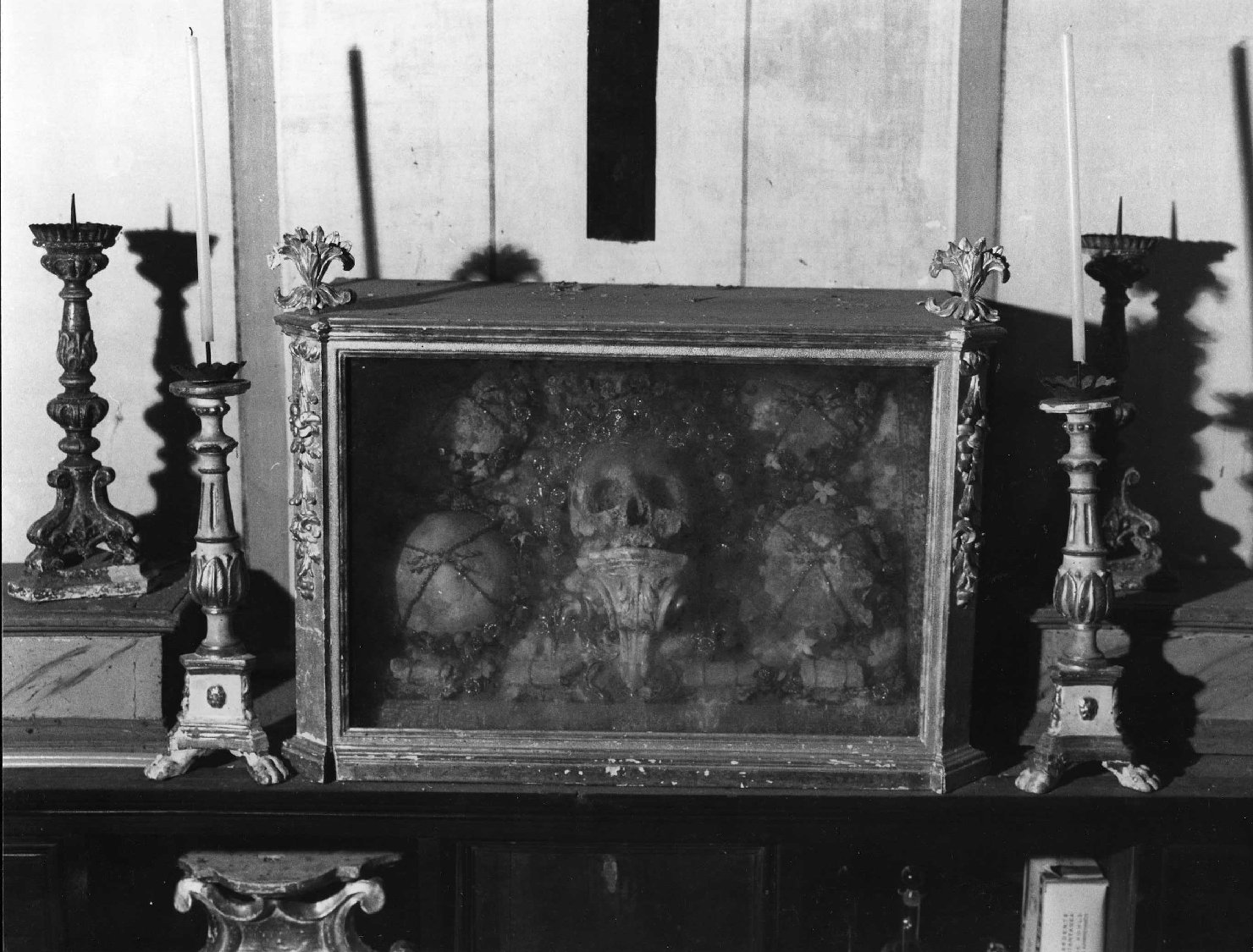 reliquiario a teca - bottega volterrana (fine sec. XVIII)