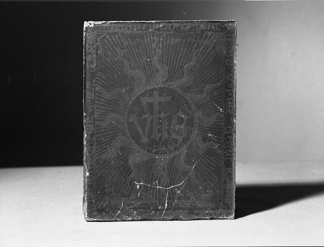 monogramma di San Bernardino da Siena (dipinto) - ambito toscano (sec. XV)