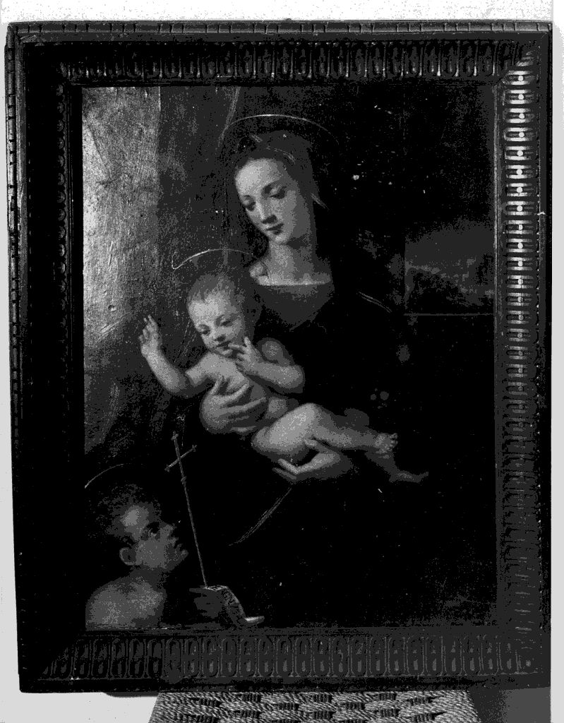 Madonna con Bambini e San Giovannino, Madonna con Bambino e San Giovannino (dipinto) di Bartolomeo della Porta detto Fra' Bartolomeo (fine sec. XV)