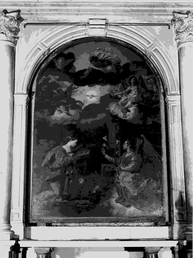 Annunciazione (dipinto) di Boscoli Andrea (sec. XVI)