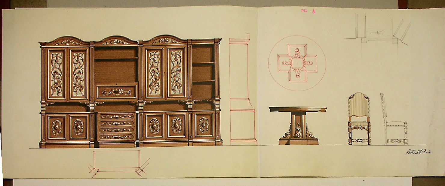 Sala (disegno) - ambito pisano (sec. XX)