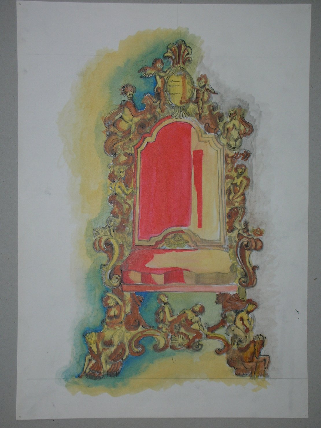 Studio di mobilia (disegno) - ambito pisano (sec. XX)