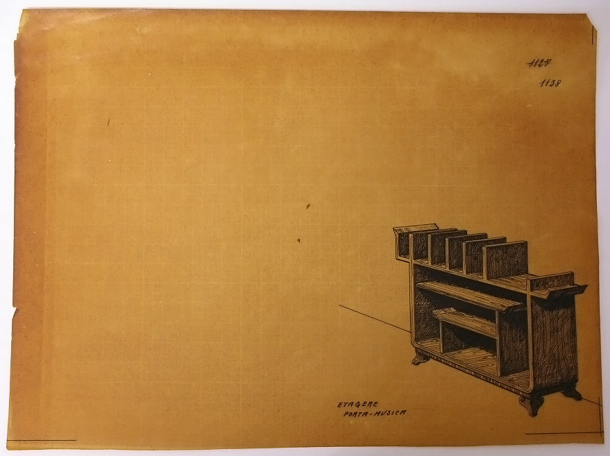 Veduta urbana, Tarsia lignea di veduta urbana (disegno) - ambito pisano (sec. XX)