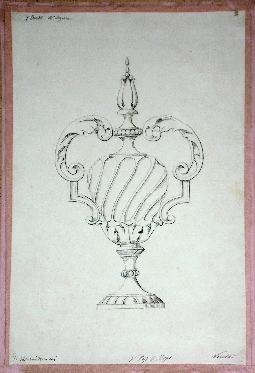 Anfora (disegno) - ambito pisano (secc. XIX/ XX)