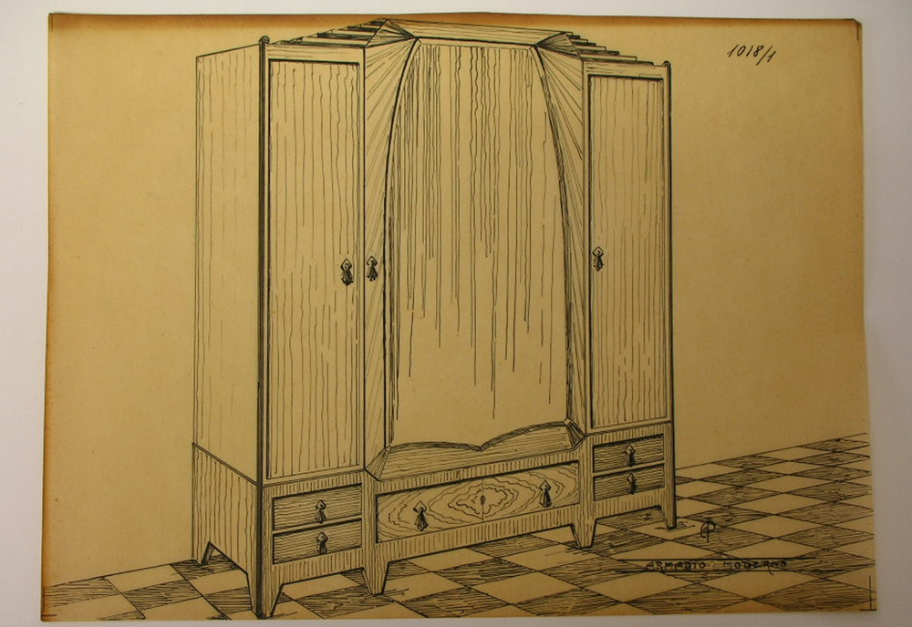Armadio Moderno, Armadio (disegno, serie) - ambito pisano (secondo quarto sec. XX)
