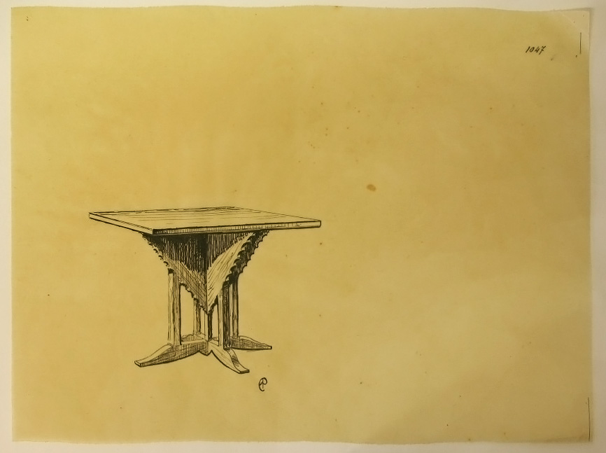 Tavolo (disegno) - ambito pisano (secondo quarto sec. XX)