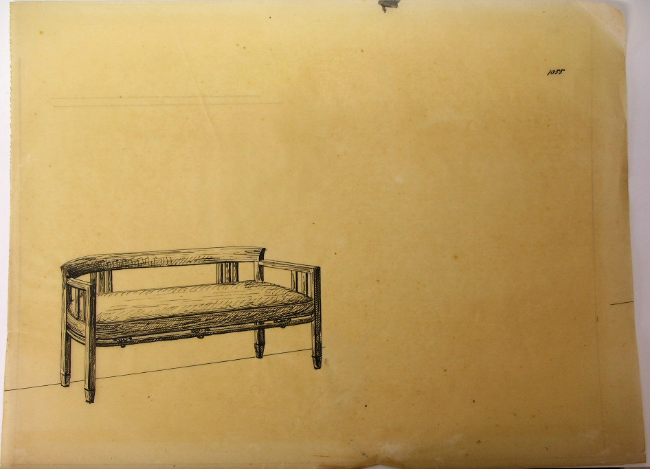 Divano (disegno, serie) - ambito pisano (secondo quarto sec. XX)