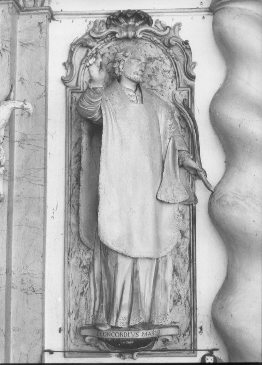 Santo (statua, complesso decorativo) - bottega Italia centrale (prima metà sec. XVIII)