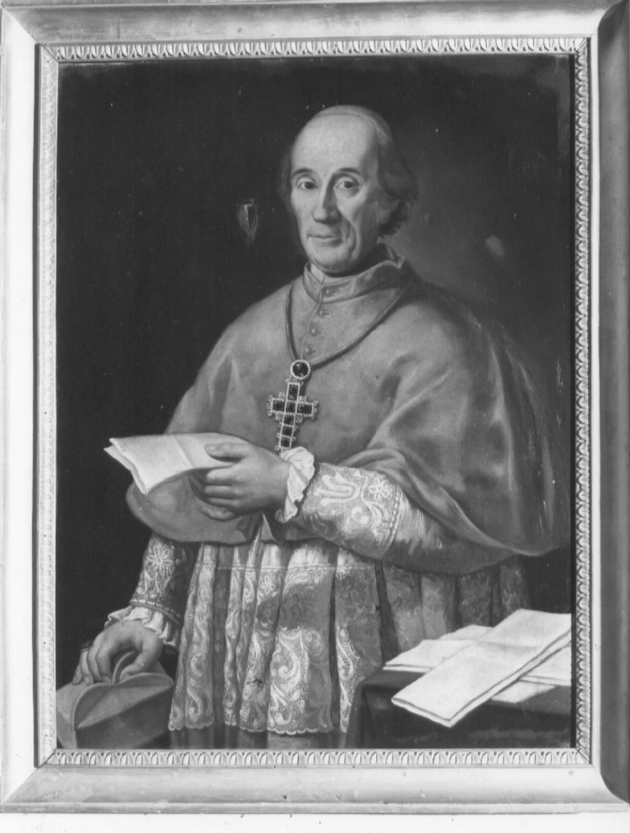 ritratto di ecclesiastico (dipinto, opera isolata) - ambito umbro-laziale (prima metà sec. XX)