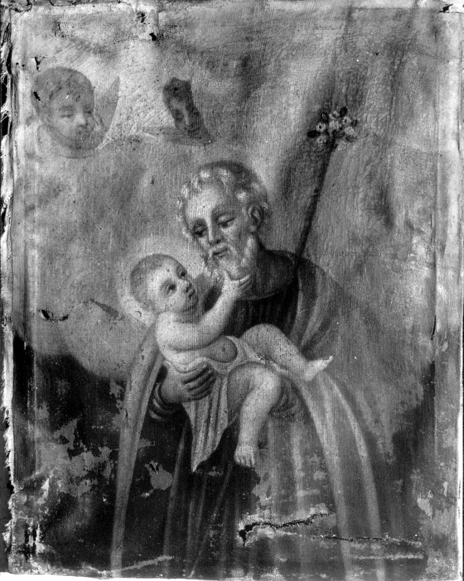 San Giuseppe e Gesù Bambino (dipinto, opera isolata) - ambito umbro (fine sec. XVIII)