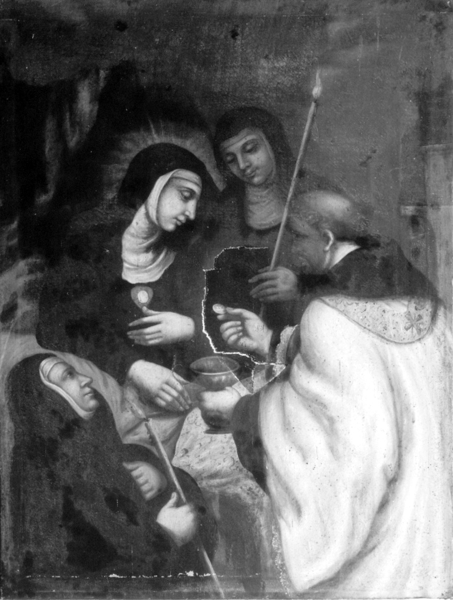morte di Santa Rita da Cascia (dipinto, opera isolata) - ambito umbro-laziale (metà sec. XVII)