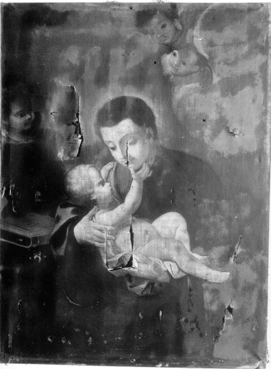 San Luigi Gonzaga e Gesù Bambino (dipinto, opera isolata) - ambito umbro-laziale (seconda metà sec. XVIII)