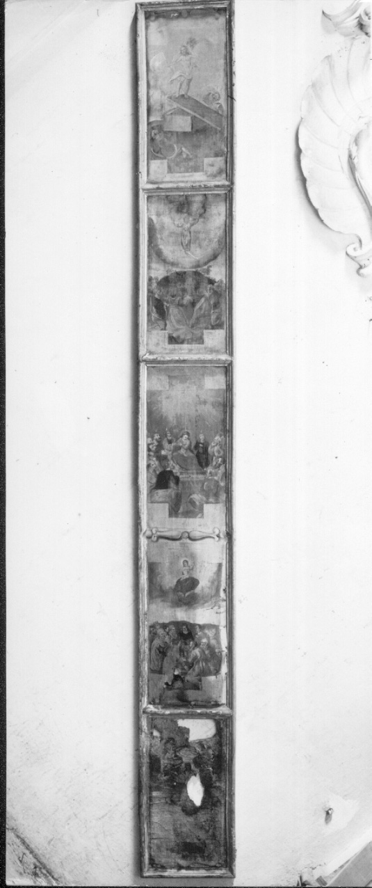 misteri del rosario (dipinto, insieme) - ambito umbro-laziale (prima metà sec. XVIII)