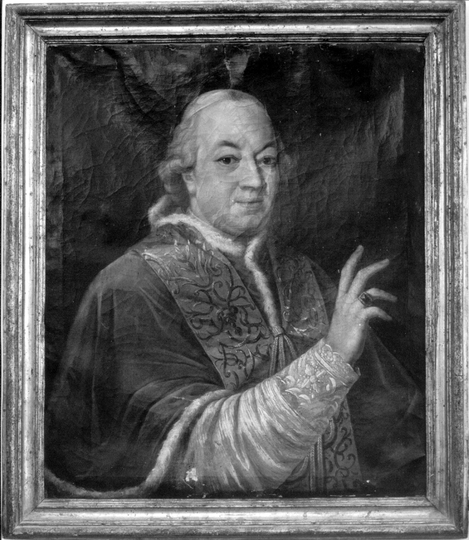 ritratto di ecclesiastico (dipinto, opera isolata) - ambito umbro-laziale (fine sec. XVIII)