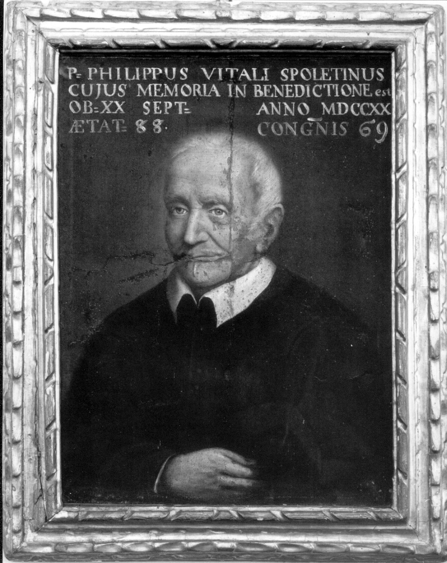 ritratto d'uomo (dipinto, opera isolata) - ambito umbro-laziale (prima metà sec. XVIII)