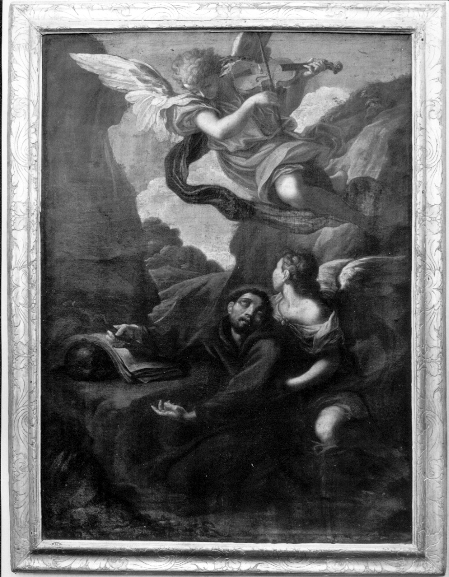 estasi di San Francesco d'Assisi (dipinto, opera isolata) - ambito umbro-laziale (seconda metà sec. XVII)