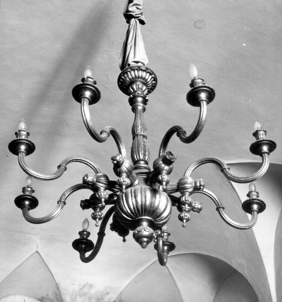 lampadario, opera isolata - bottega Italia centrale (sec. XIX)