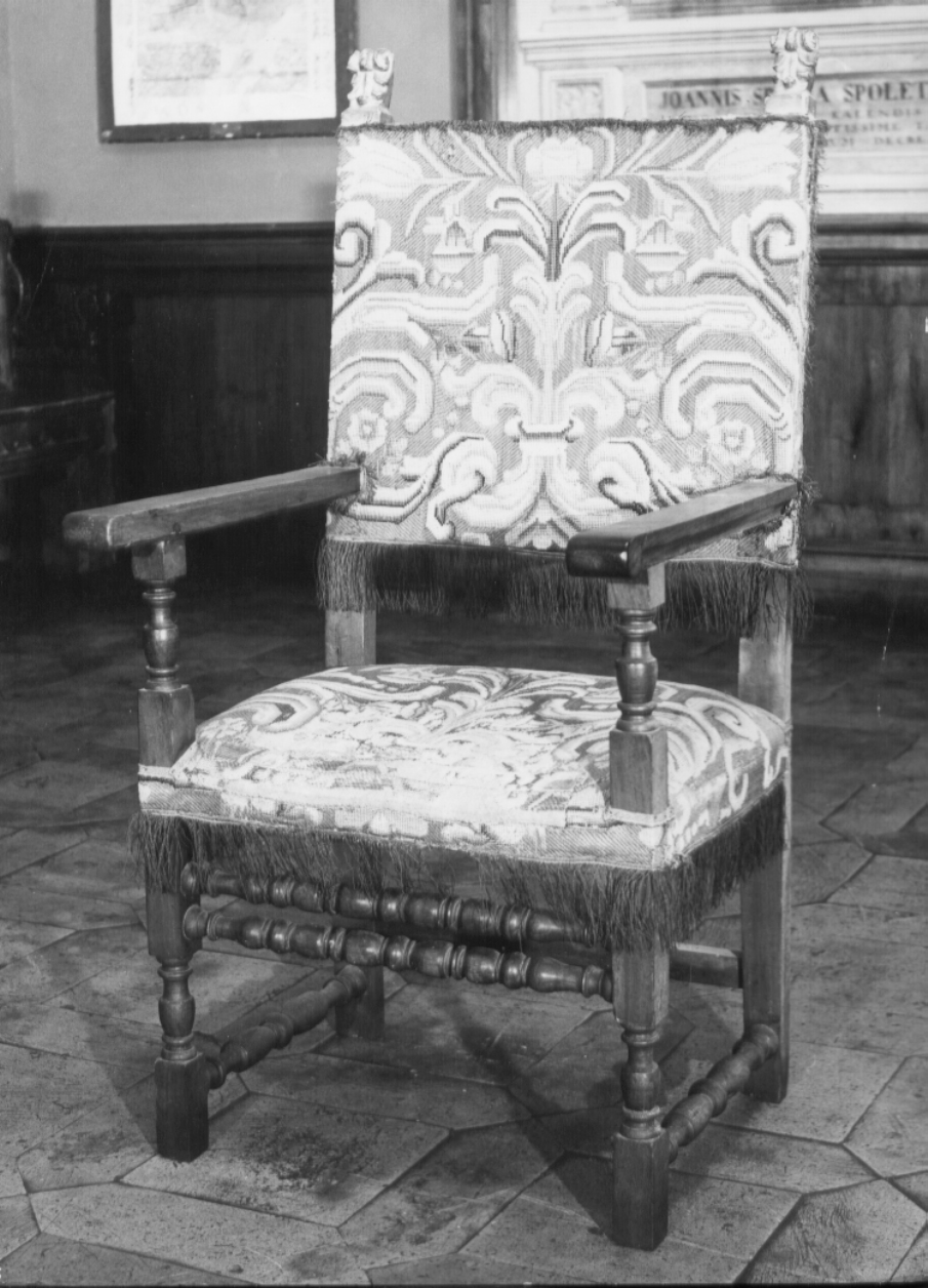 seggiolone, serie - bottega umbra (sec. XVII)