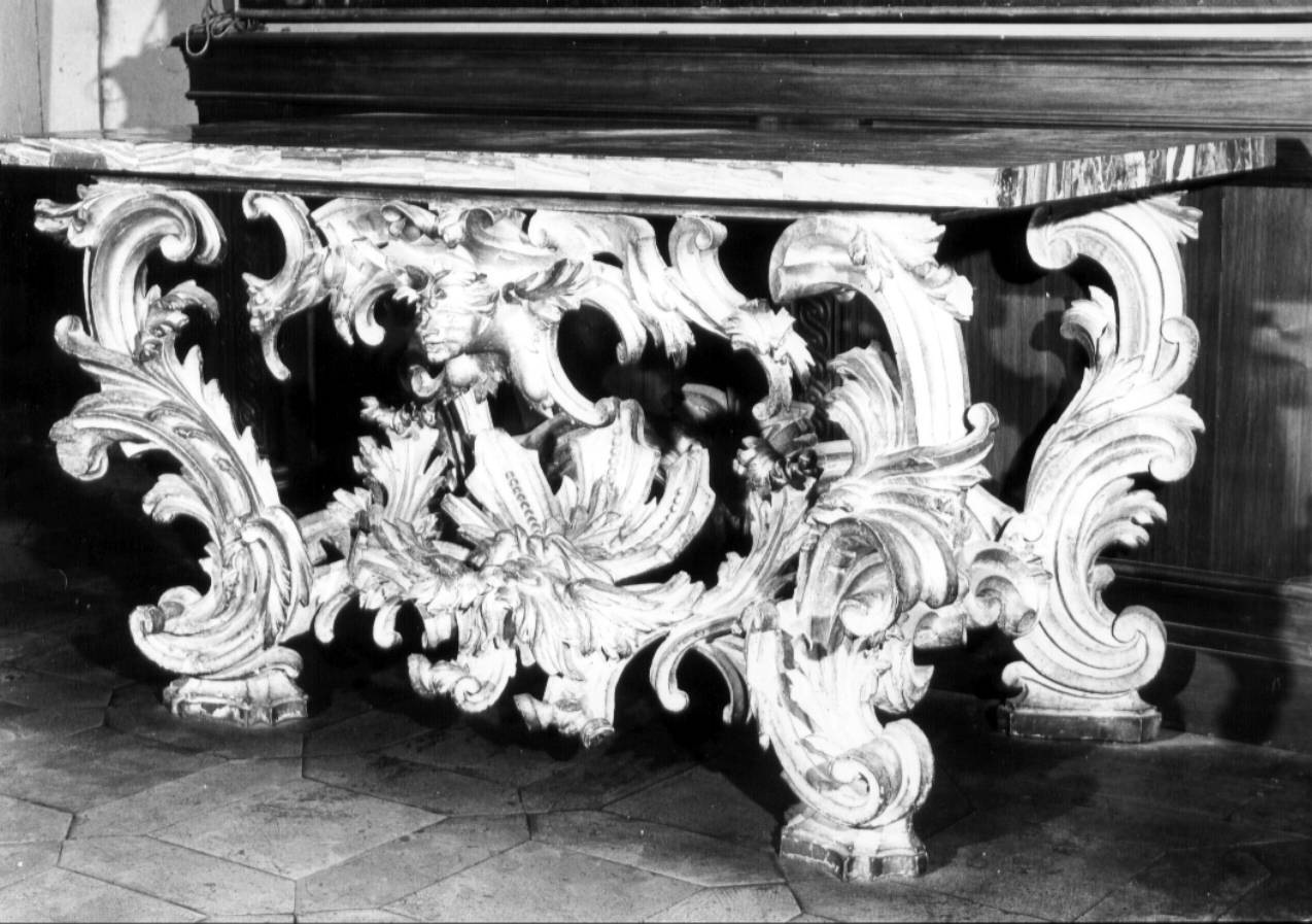 console, opera isolata - bottega italiana (seconda metà sec. XVII)