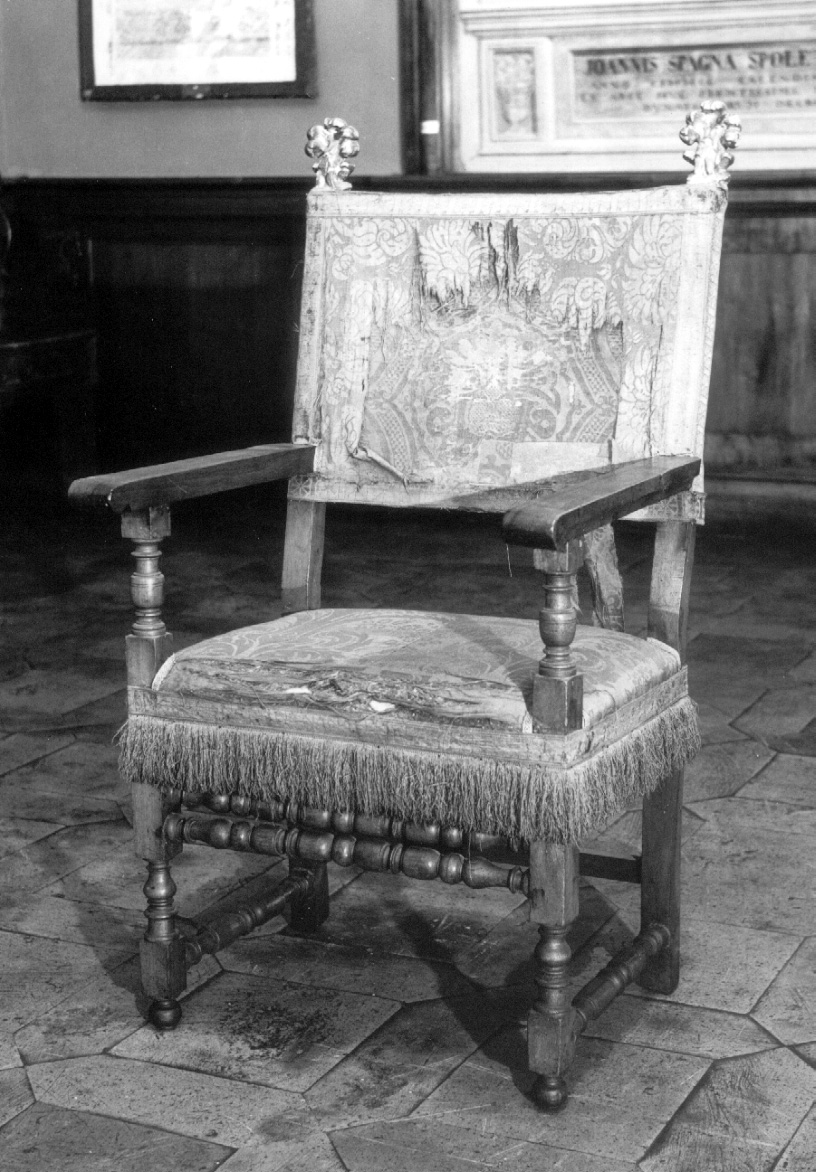 seggiolone, serie - bottega Italia centrale (sec. XVII)