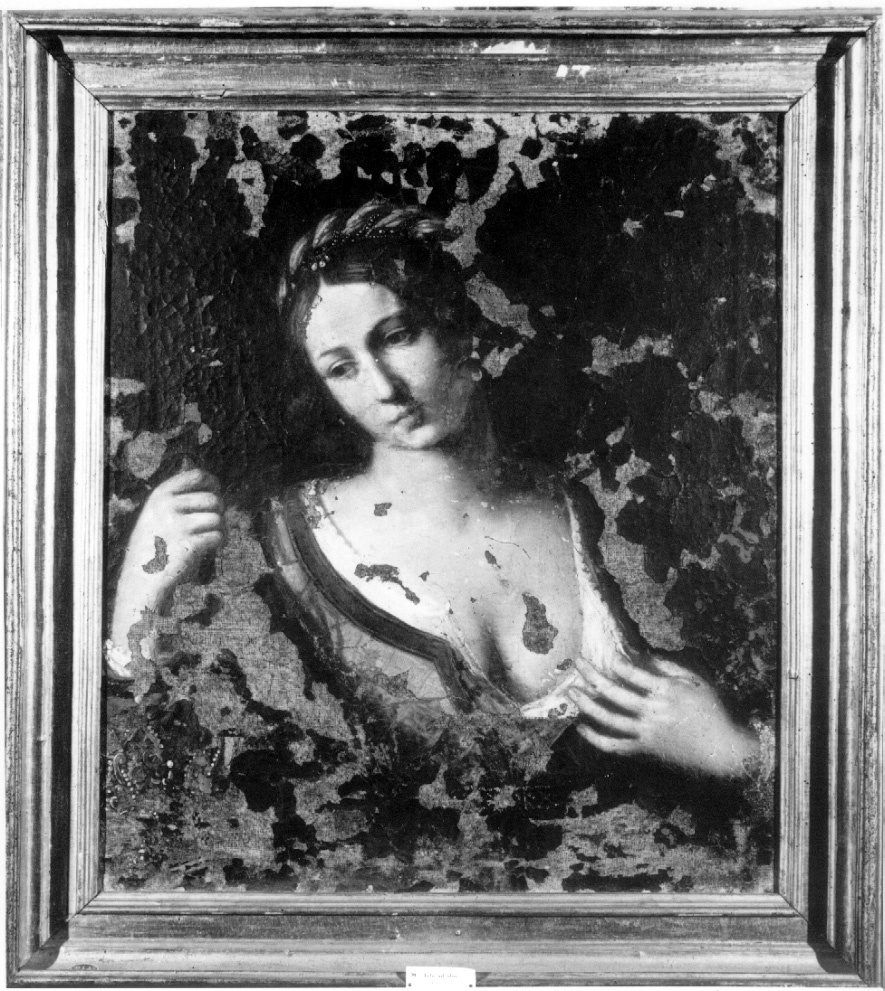 Cleopatra (dipinto, opera isolata) di Barbieri Giovan Francesco detto Guercino (bottega) (prima metà sec. XVII)