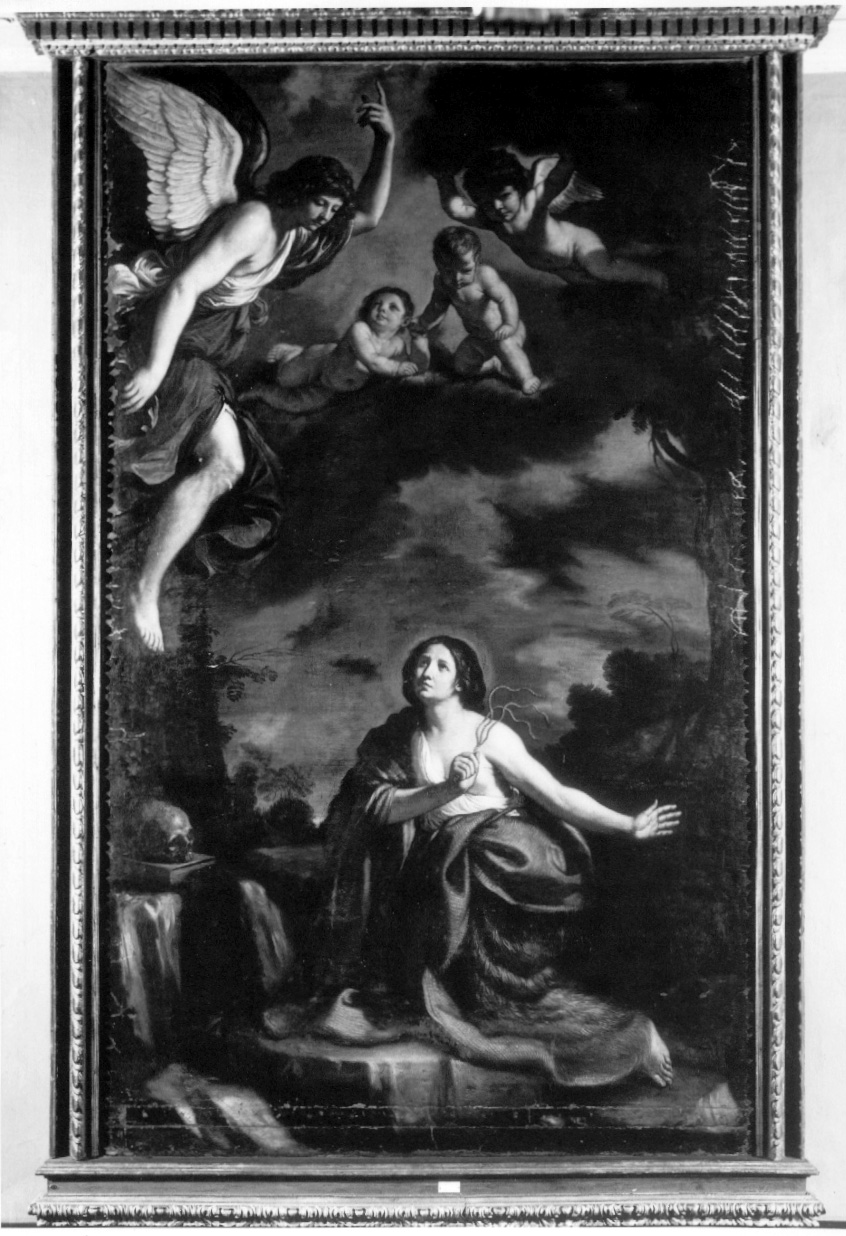 Santa Maria Maddalena penitente (dipinto, opera isolata) di Barbieri Giovan Francesco detto Guercino (attribuito) (metà sec. XVII)