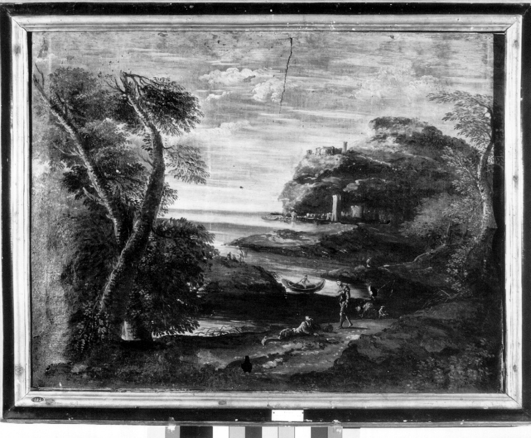 paesaggio marino (dipinto, opera isolata) - ambito Italia centrale (seconda metà sec. XVII)