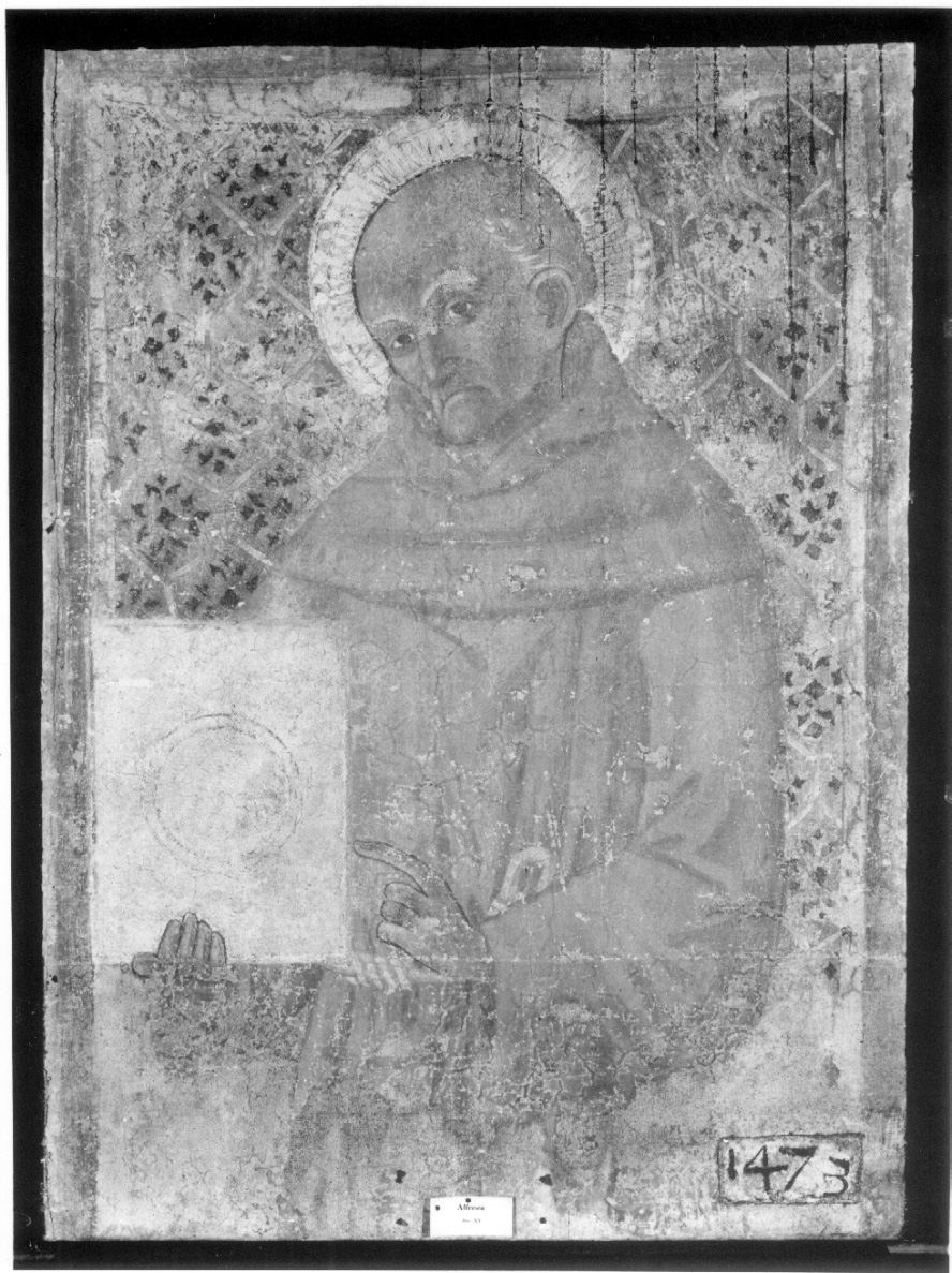 San Bernardino da Siena (dipinto, opera isolata) - ambito umbro-laziale (sec. XV)