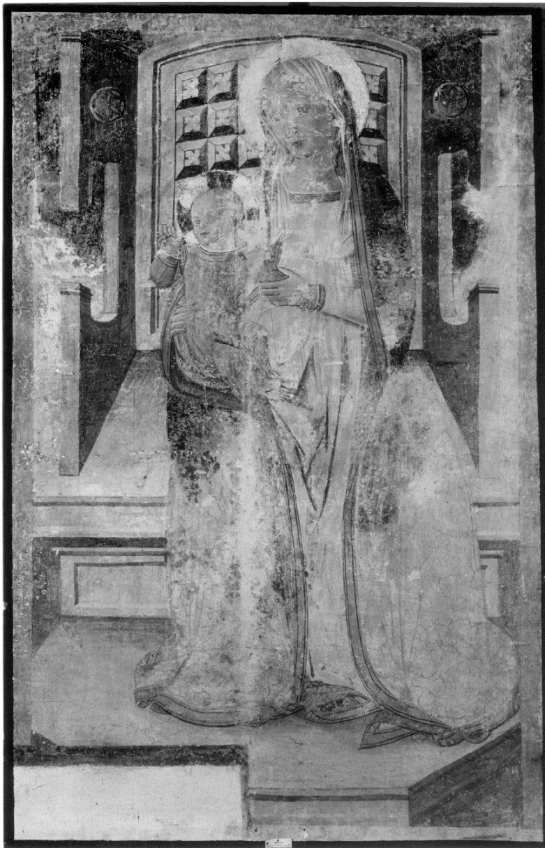 Madonna in trono con Bambino (dipinto, opera isolata) - ambito umbro (terzo quarto sec. XV)