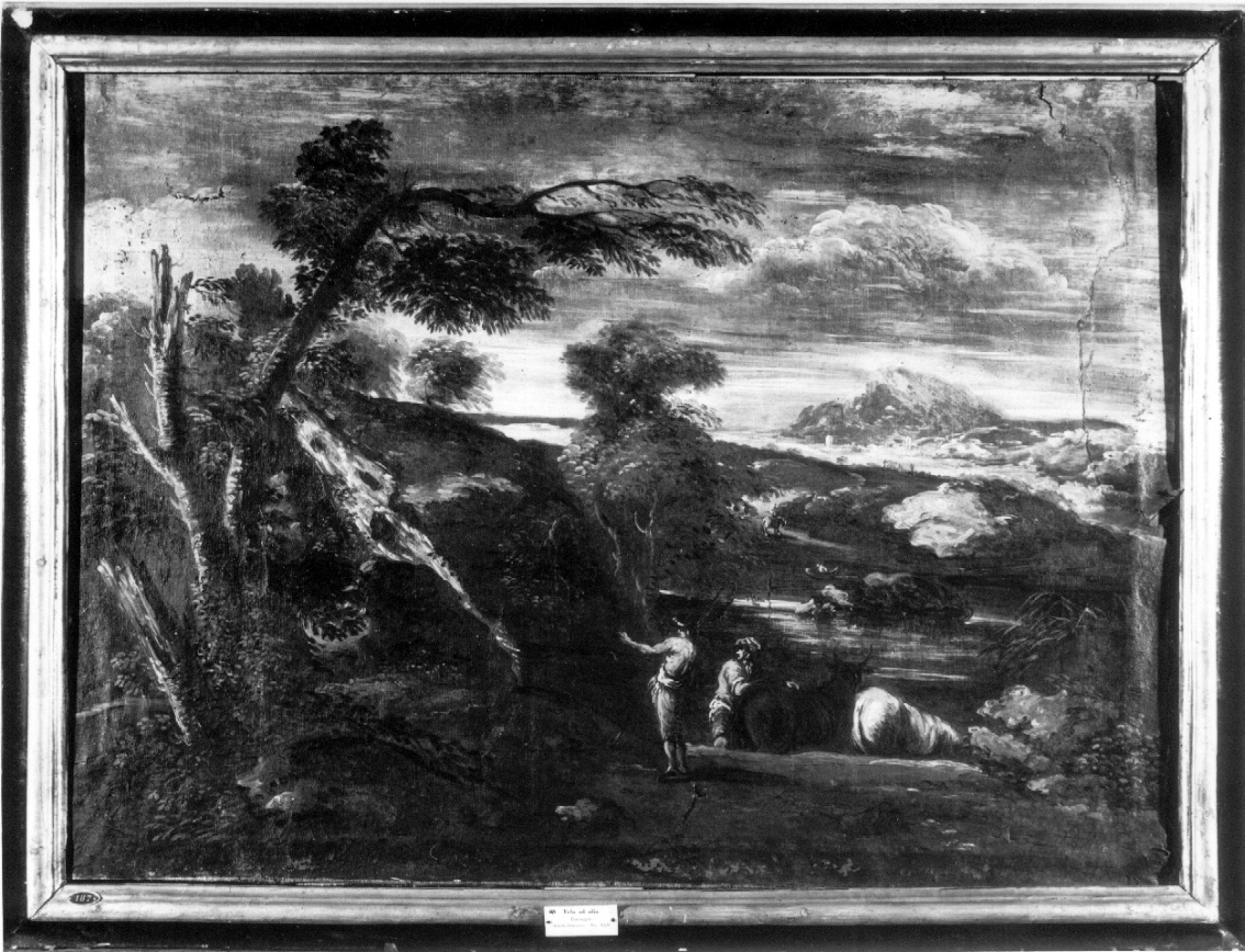 paesaggio montano (dipinto, opera isolata) - ambito Italia centrale (seconda metà sec. XVII)