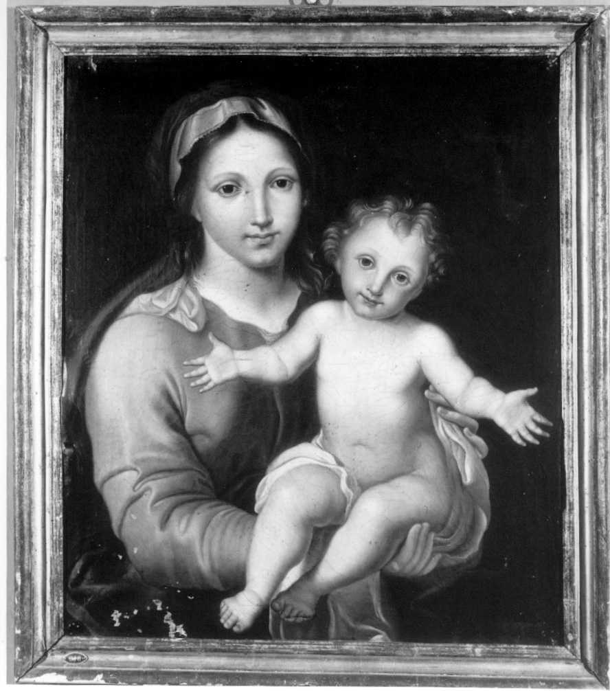 Madonna con Bambino (dipinto, opera isolata) - ambito umbro-laziale (prima metà sec. XIX)