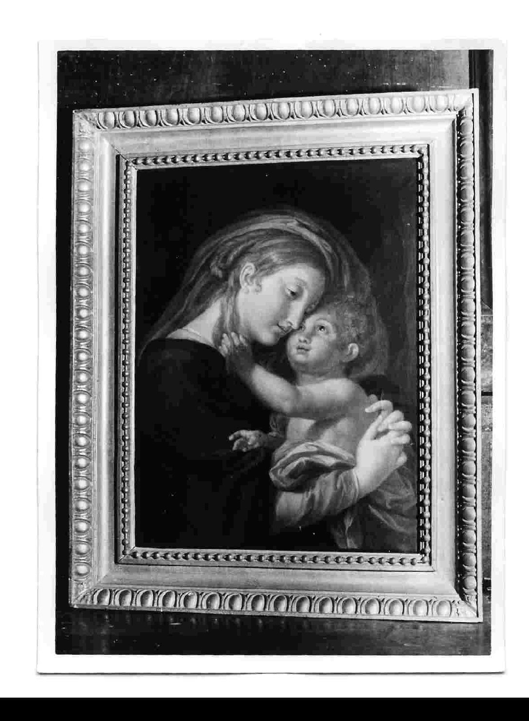 Madonna con Bambino (dipinto, opera isolata) di Conca Tommaso Maria (fine sec. XVIII)