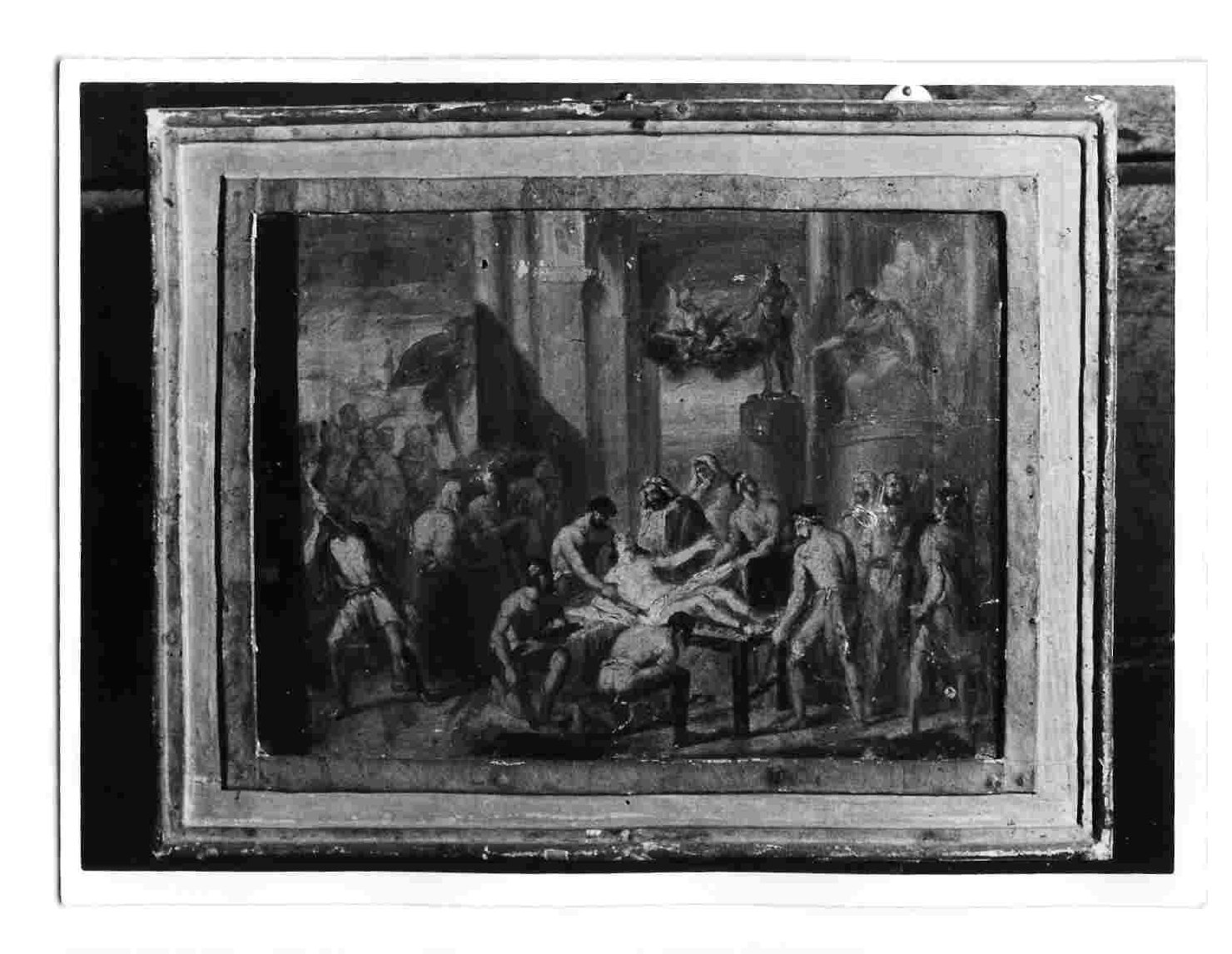 martirio di San Lorenzo (dipinto, opera isolata) di Barboni Vincenzo (prima metà sec. XIX)