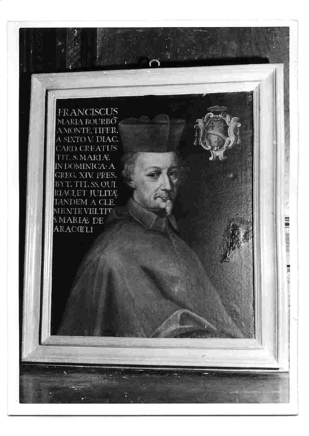 Cardinale Francesco Maria Bourbon del Monte (dipinto, opera isolata) di Bichi (sec. XVIII)