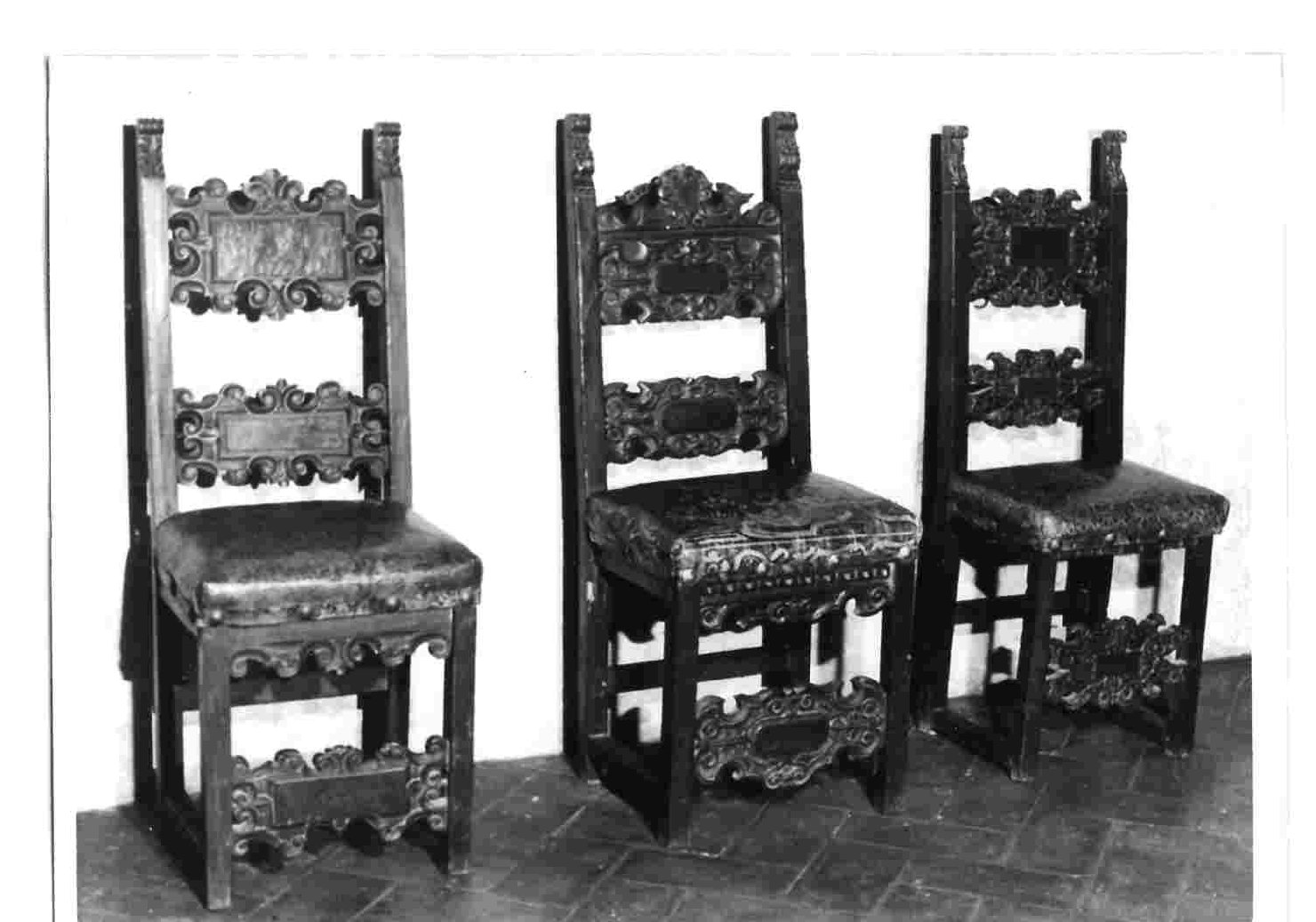 sedia, opera isolata - bottega Italia centrale (sec. XVII)