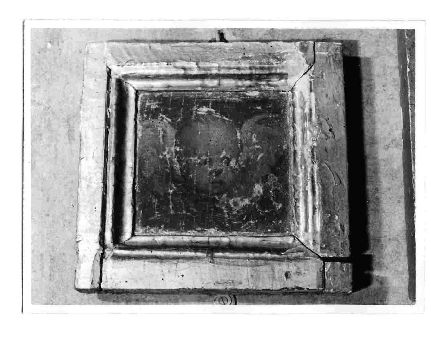 testa d'angioletto (dipinto, elemento d'insieme) di Raffaellino del Colle (maniera) (sec. XVI)