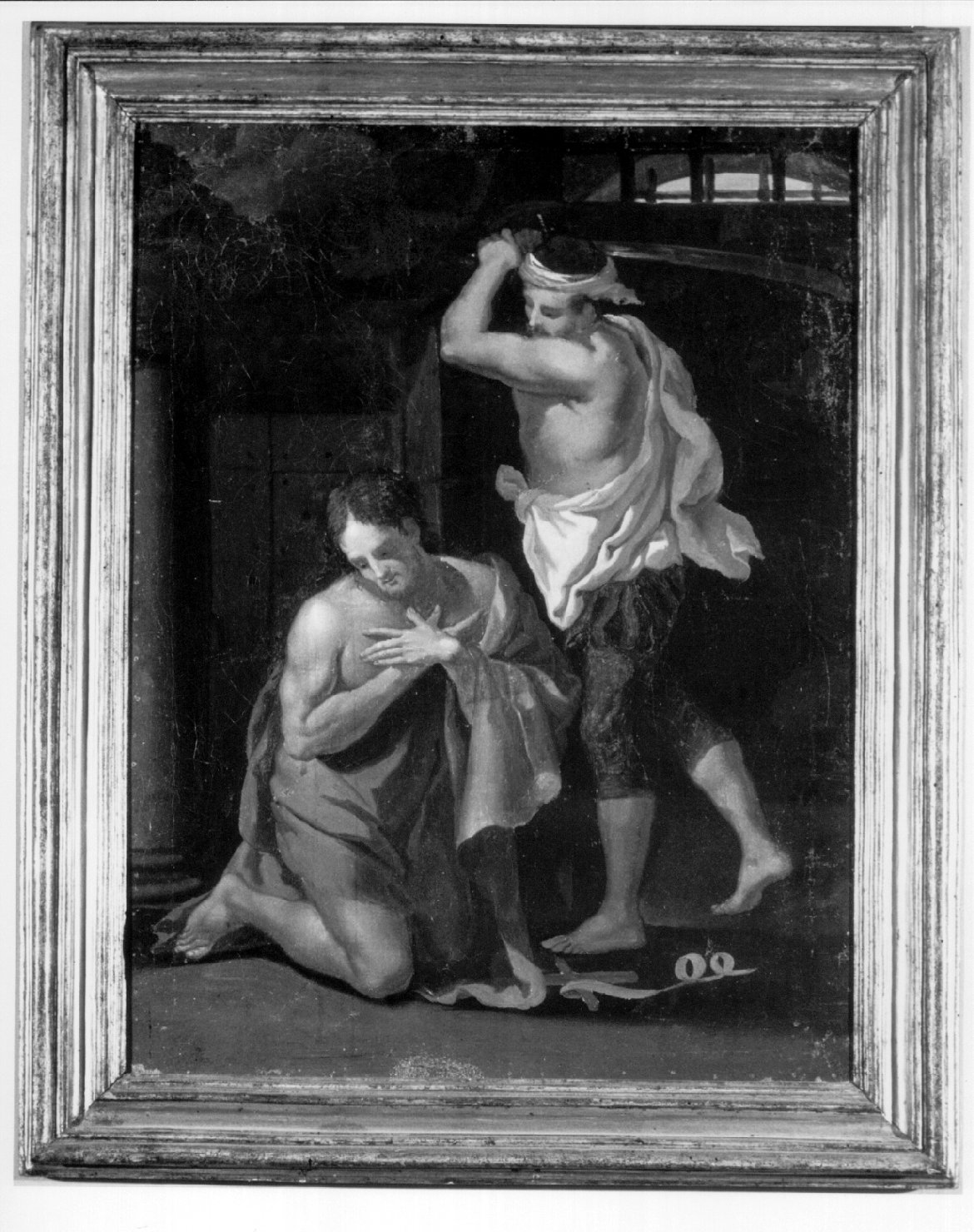 decapitazione di San Giovanni Battista (dipinto, opera isolata) di Refini Francesco (attribuito) (seconda metà sec. XVII)