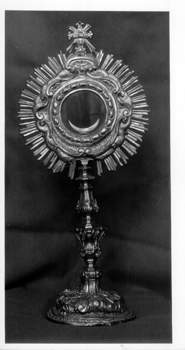 ostensorio, opera isolata - bottega Italia centrale (fine sec. XVIII)
