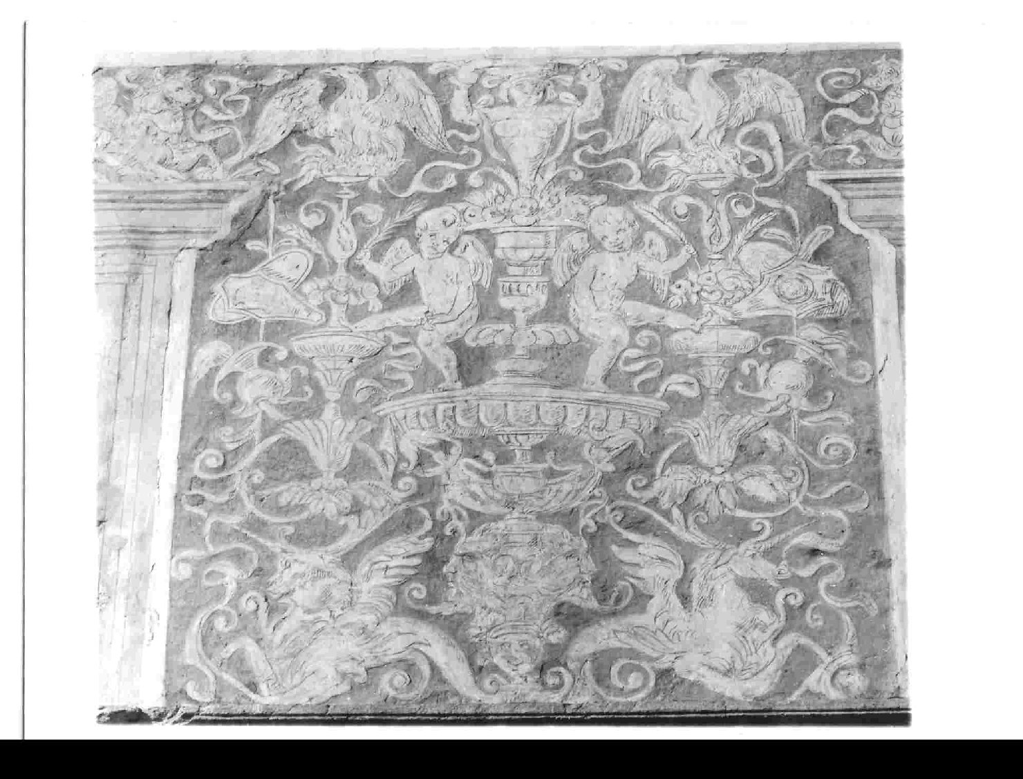 grottesche (decorazione, elemento d'insieme) di Battista Tifernate, Gherardi Cristoforo (sec. XVI)