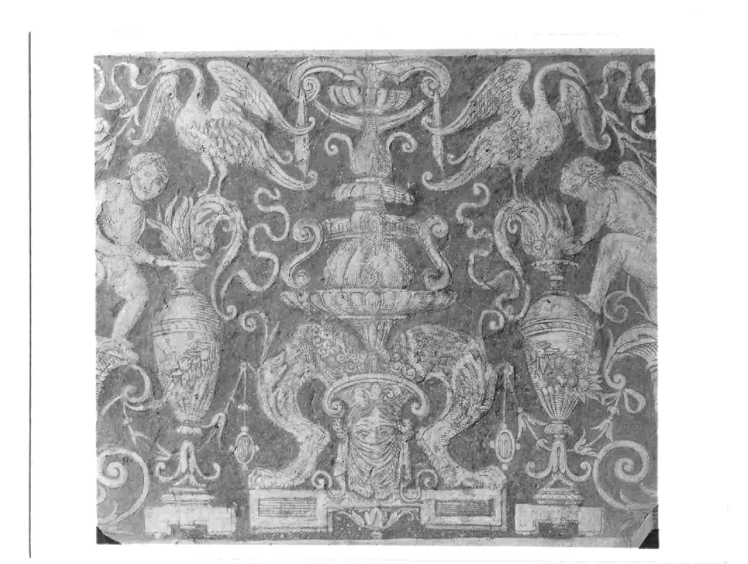 grottesche (decorazione, elemento d'insieme) di Gherardi Cristoforo, Battista Tifernate (sec. XVI)
