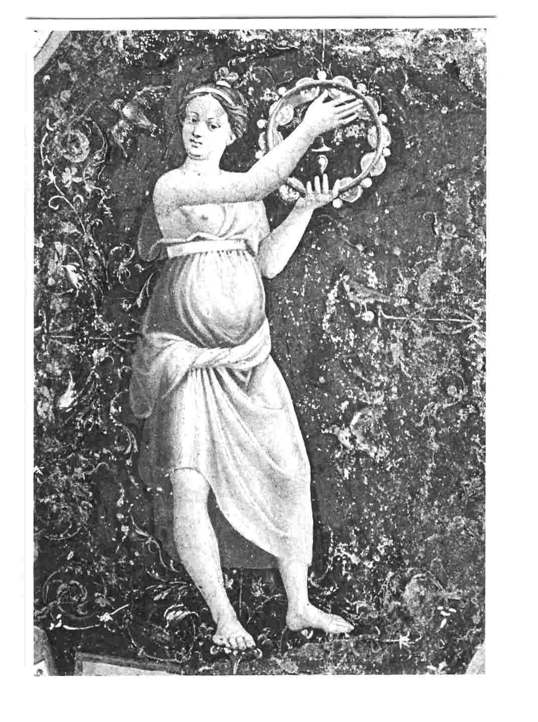 Erato (dipinto, elemento d'insieme) di Filotesio Nicola detto Cola dell'Amatrice (attribuito) (prima metà sec. XVI)