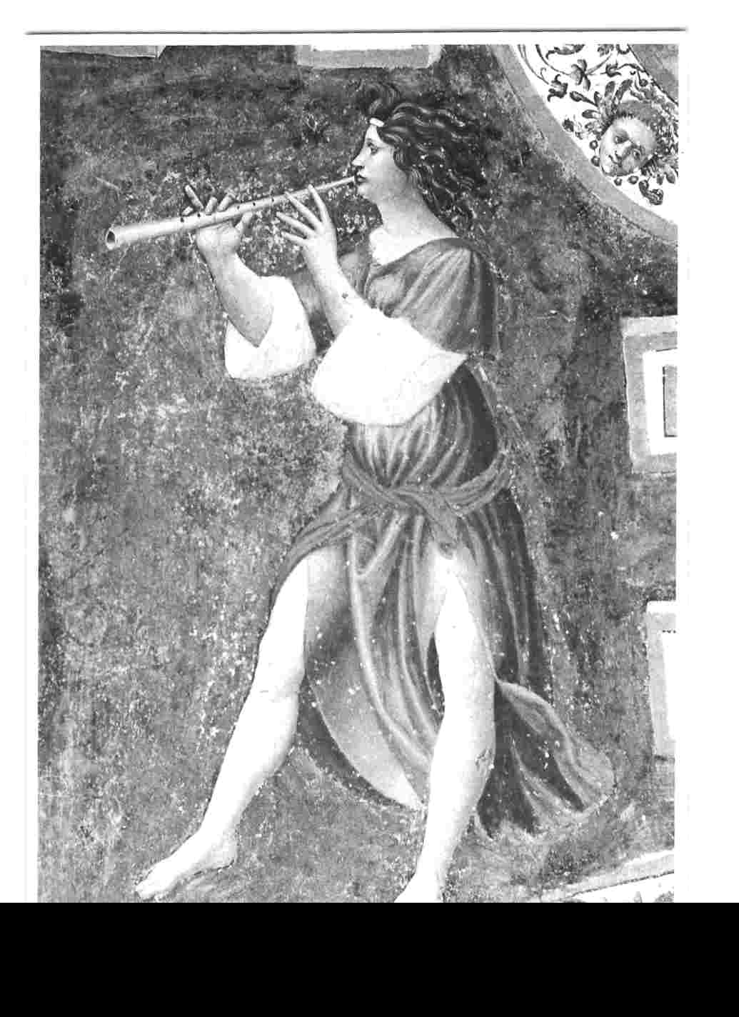 Euterpe (dipinto, elemento d'insieme) di Filotesio Nicola detto Cola dell'Amatrice (attribuito) (prima metà sec. XVI)
